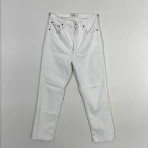 Abercrombie & Fitch ankle straight ultra high-rise